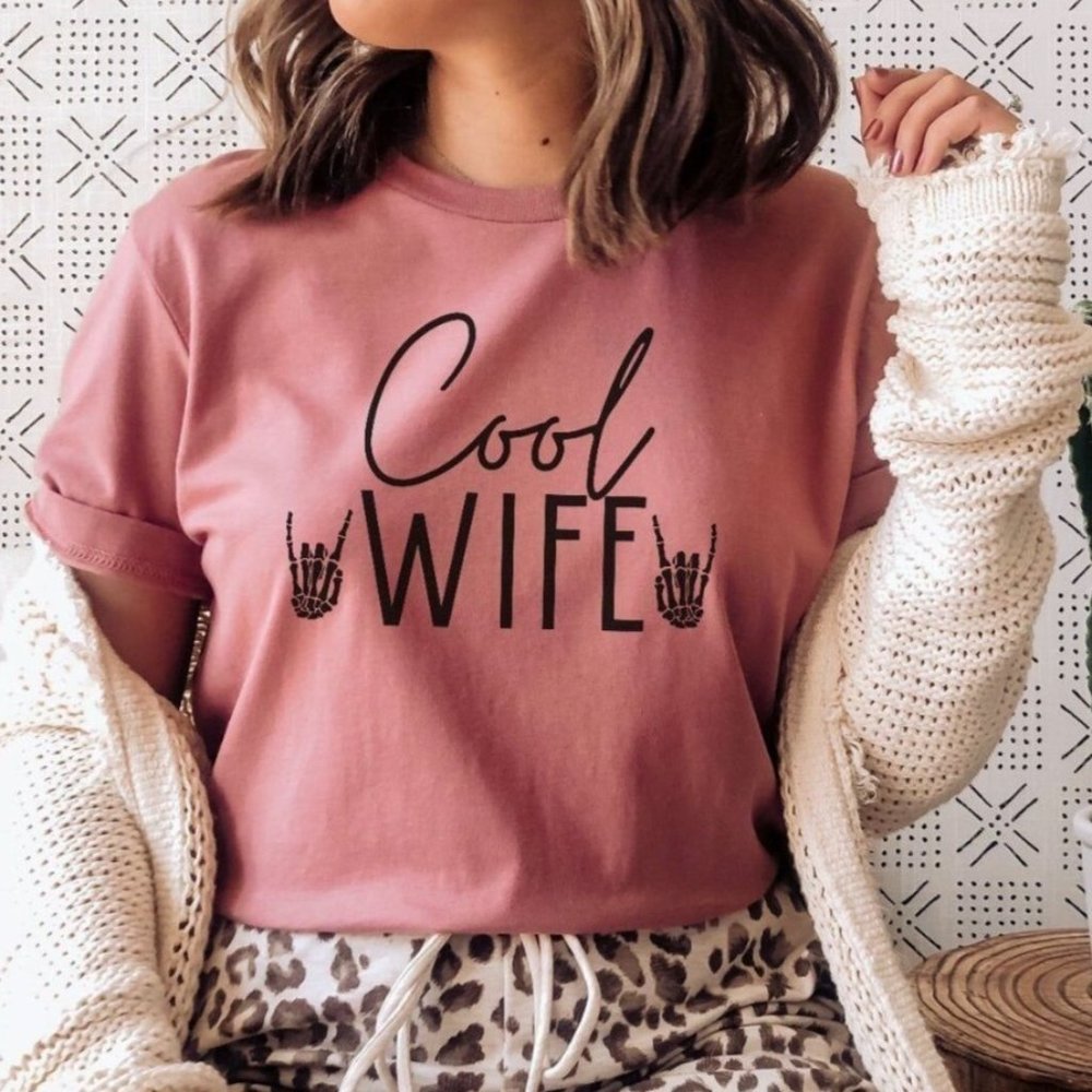 COOL WIFE Handmade Graphic Tee - Picture 2 of 2